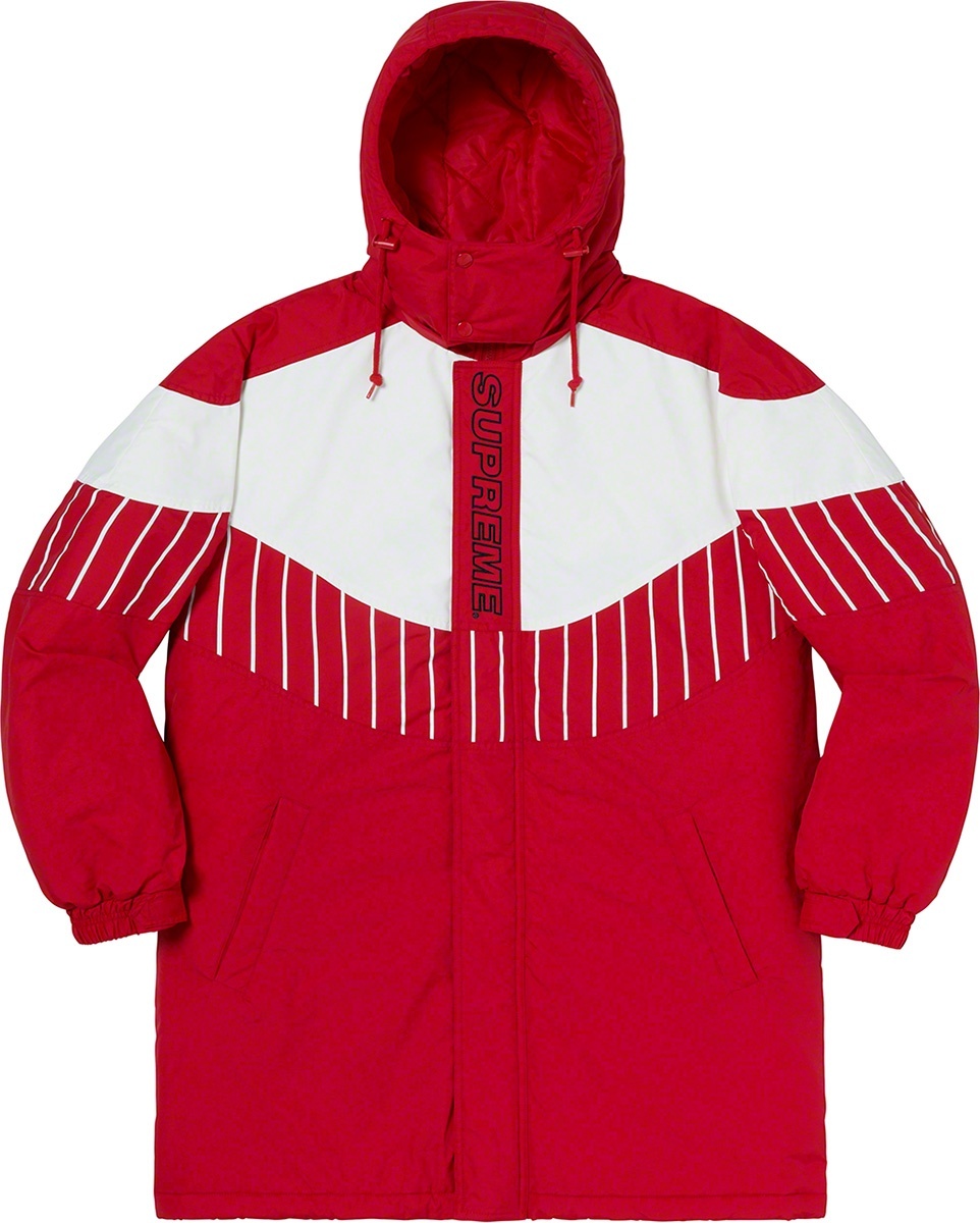 Pinstripe Panel Sports Parka view 22